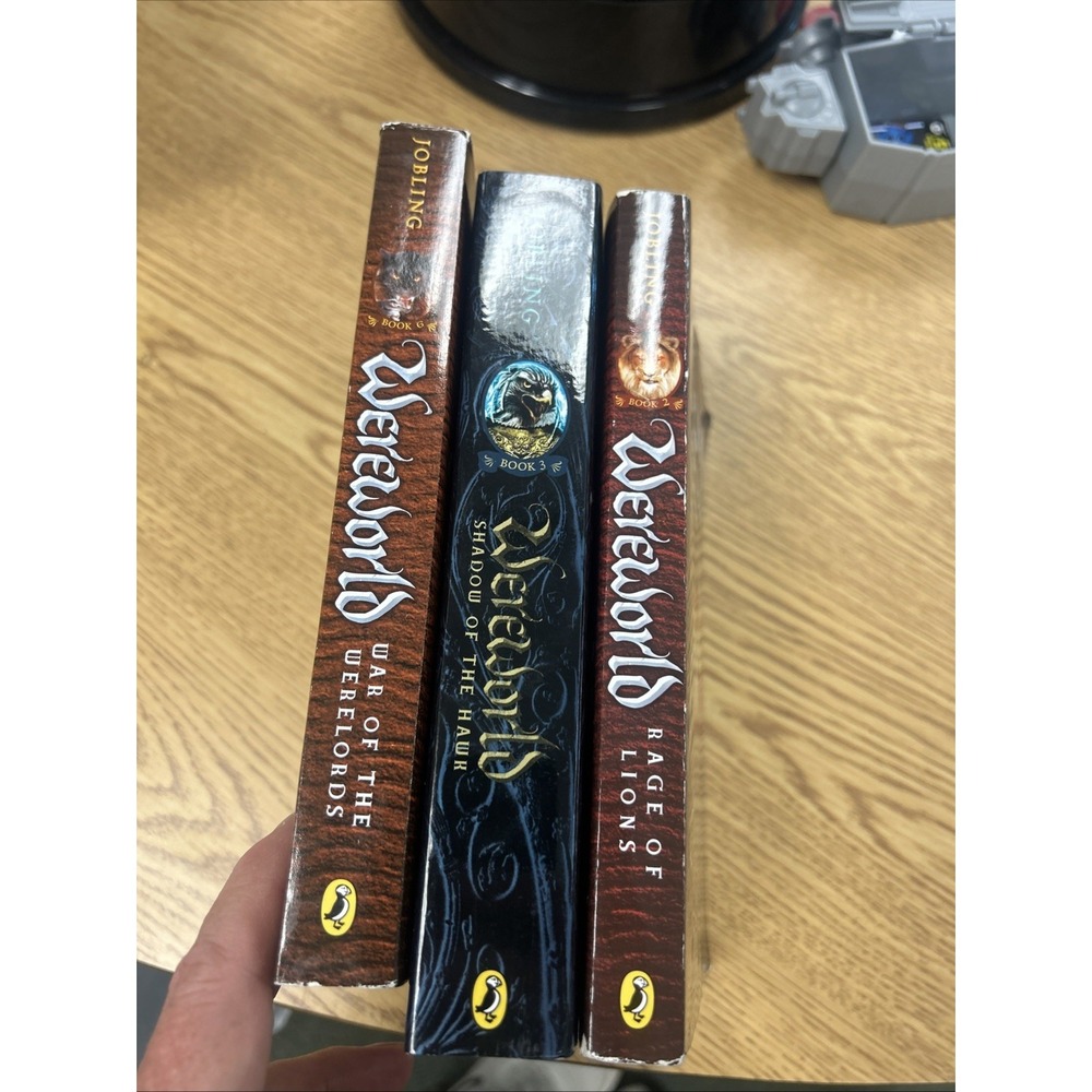3 Curtis Jobling Wereworld Series Vols 2,3,6 Viking Penguin Group Novels Lot